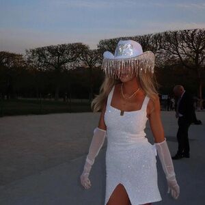 Oceanus Sofia Beaded Dress